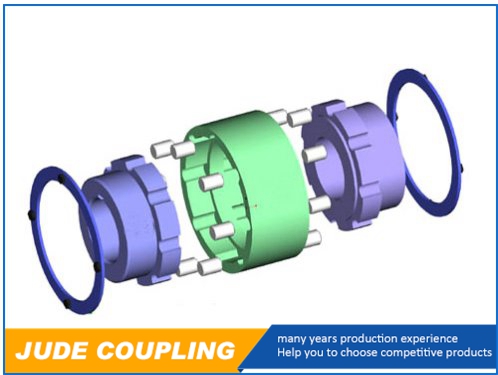 ZLD Pin & Bush Coupling with Conical shaft hole